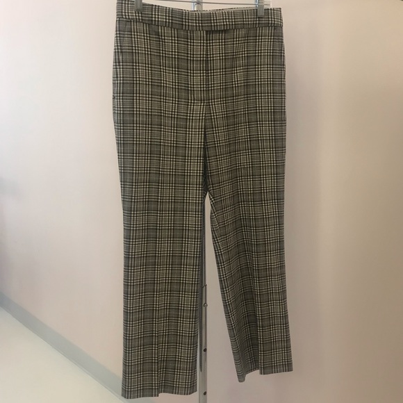mango plaid pants